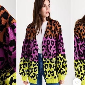 Farm Rio Leopard Cardigan